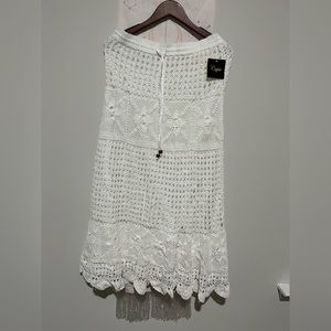 Crochet maxi skirt
